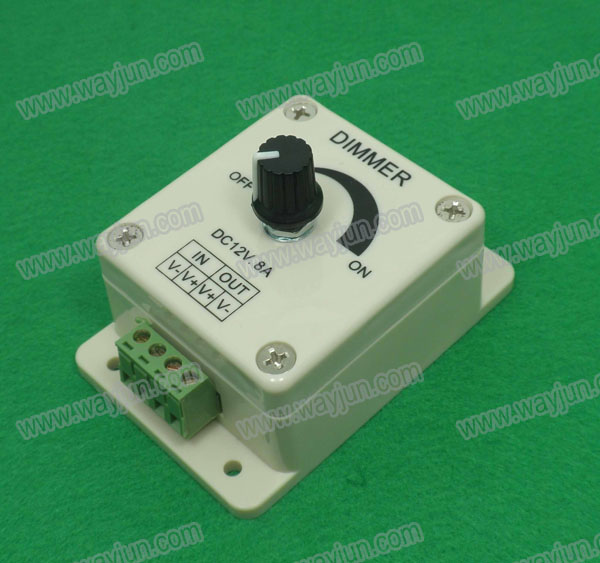 LED Dimmer 12V 8A Adjustable Brightness Controller
